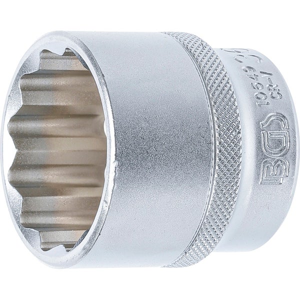 BGS Steckschlüssel-Einsatz Zwölfkant Antrieb Innenvierkant 12,5 mm (1/2) SW 36 mm - 10649