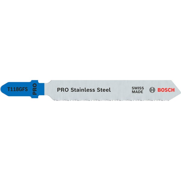 Bosch Stichsägeblatt T118GFS Pro Edelstahl