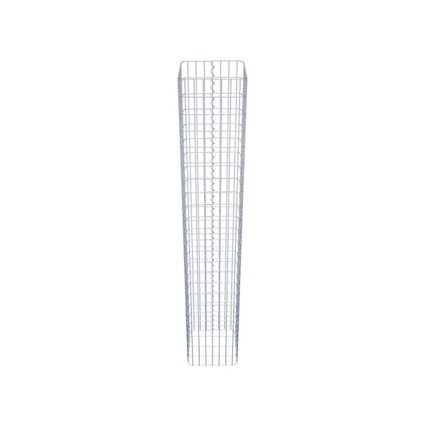Gabionensäule 37 x 37 cm, MW 5 x 10 cm eckig - Höhe: 2,20 m