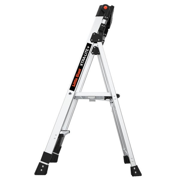 Little Giant XTRA-LITE plus Aluminium Stehleiter in Seitenansicht