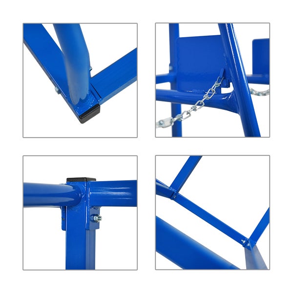 PROREGAL Vertikalregal RHINO Komplettregal HxBxT 150x102x60cm Blau