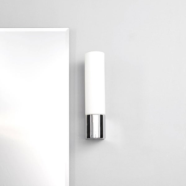 Lindby Wandleuchte, Wandlampe Bad Melike (spritzwassergeschützt (Modern) in Chrom aus Metall (1 flammig E14) - Wandleuchten Spiegelleuchte Badezimmer Wandbeleuchtung Badezimmerleuchte