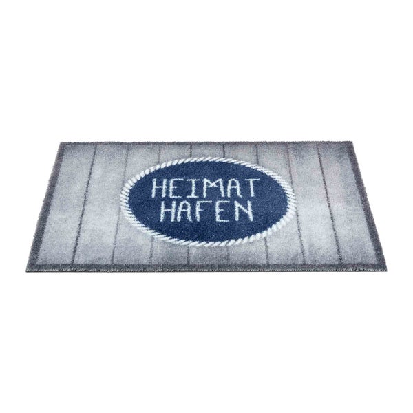 Fußmatte mit dem Schriftzug Heimathafen