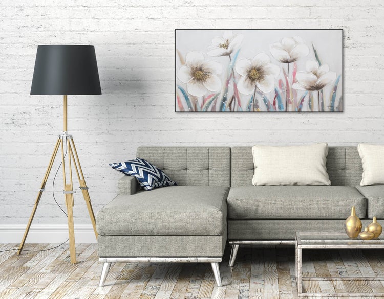 Handgemaltes Gemälde Acrylfarbe 120x60cm Pastell