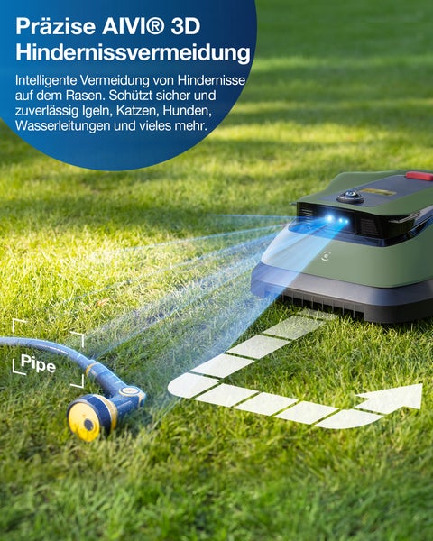 Rasenmähroboter ECOVACS  GOAT GX-600, bis 600 m² Rasenfläche Ohne Begrenzungseinstellung