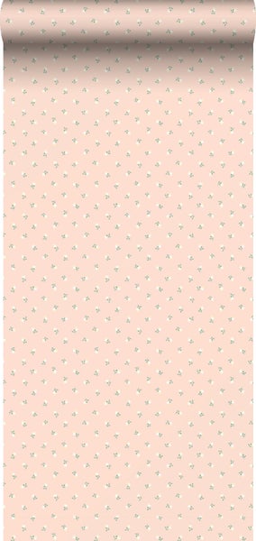 Borastapeter Tapete Blumen Rosa - 53 cm x 10.05 m - 662640