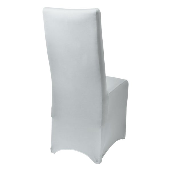 Beautissu Leona Stuhlhusse 95x45cm Weiß Stretch Bankett (4tlg)