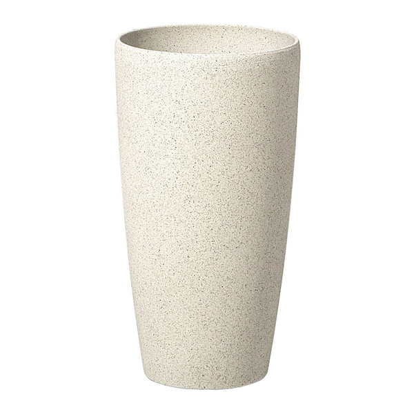 Blumenkübel ABDERA 23 cm Hellbeige