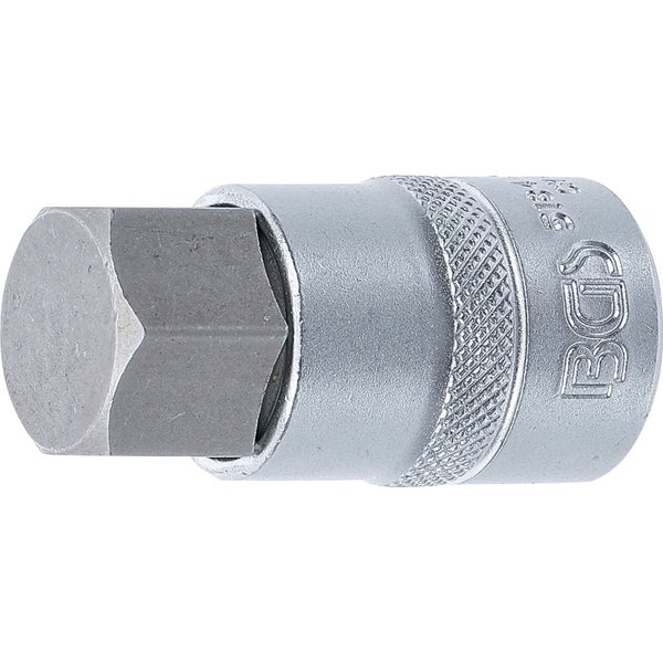 BGS Bit-Einsatz Antrieb Innenvierkant 12,5 mm (1/2) Innensechskant 22 mm - 5184-H22