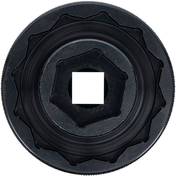 Rändelmutter mit Innen- und Außensechskant