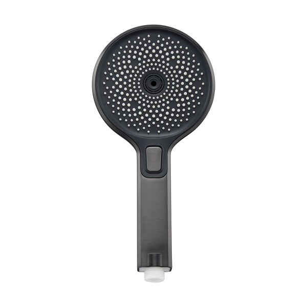 SCHÖNER WOHNEN-Kollektion Handbrause BIELLA, Industrial, wassersparender Duschkopf rund, Duschbrause mit 3 Strahlarten