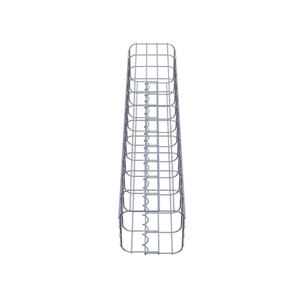 Gabionensäule 22 x 22 cm, MW 5 x 10 cm eckig - Höhe: 1,10 m
