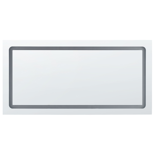 LED-Badezimmer-Spiegel BENOUVILLE 120 cm 60 cm Silber