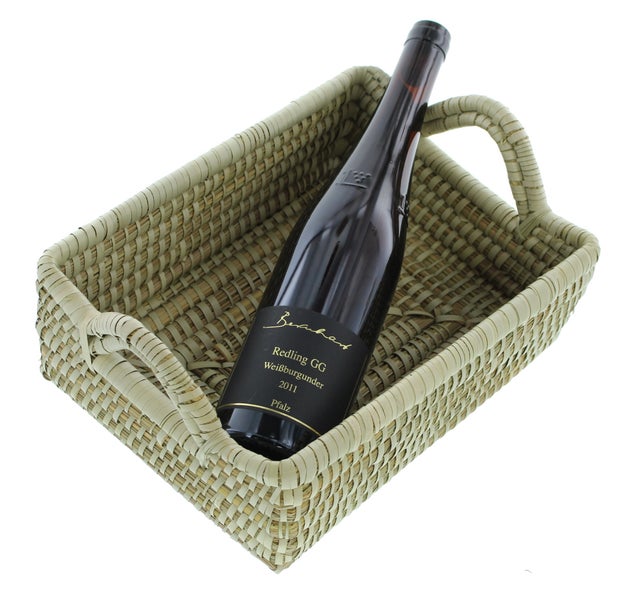 FRANK FLECHTWAREN | Füllkorb Seegras, 2er Set, KORBGEFLECHT, 30 x 22 x 11 cm, 33 x 25 x 12 cm