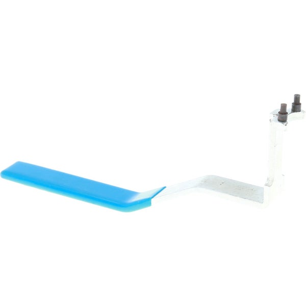 Rohrzange mit blauem Griff