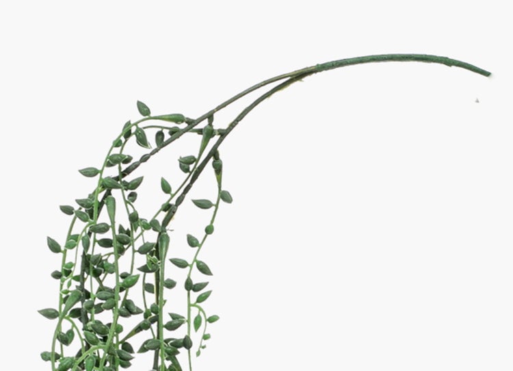 Künstliche Dahlie in Pink mit grünem Stiel und Blättern