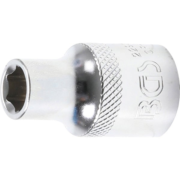 BGS Steckschlüssel-Einsatz Sechskant Antrieb Innenvierkant 12,5 mm (1/2) SW 9 mm - 22909