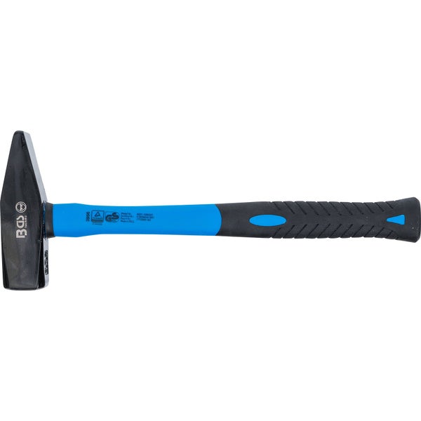 Hammer mit Stahlkopf und blau-schwarzem Griff