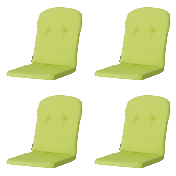 Stuhlauflage Stapelstuhl Panama Limette - Ca. 96x45 cm - 4er-Set