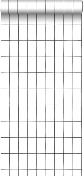 Tapetenrolle mit grafischem Karomuster