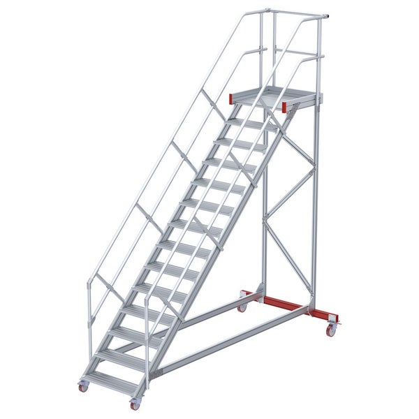 Euroline 513 Wartungsbühne 45° 800mm Stufenbreite 14 Stufen