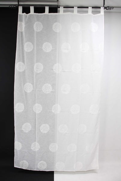 FRANK FLECHTWAREN | Vorhang Modern Circles, POLYESTER, 135 x 240 cm