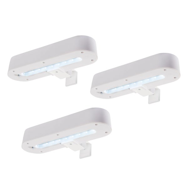 Drei LED-Leuchten zur Montage