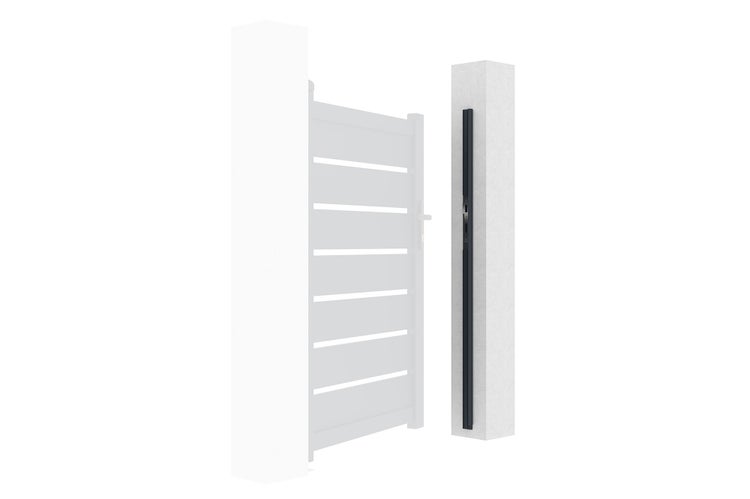 Pfosten für Gartentürbefestigung