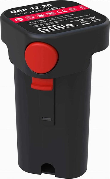Güde Akkupack GAP 12-20, 12 Volt, 2,0 Amperestunden, Lithium-Ionen-Akku für Güde Elektrowerkzeuge.