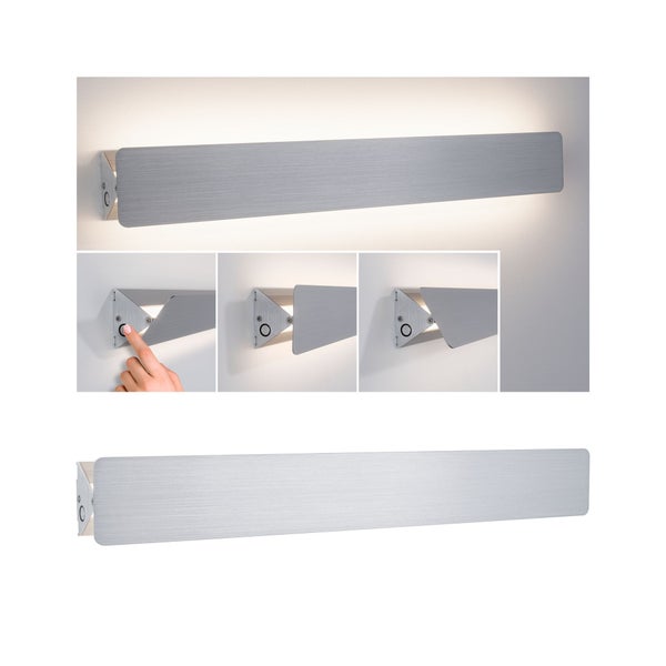 LED Wandleuchte Katla 2700K 580lm 230V 12W Alu gebürstet