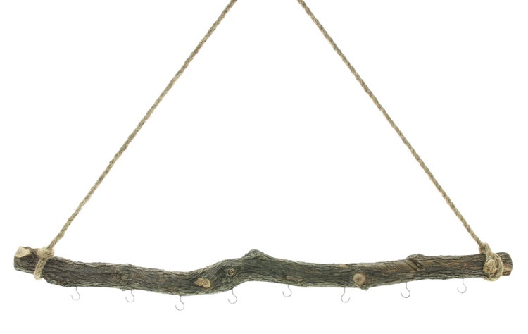 FRANK FLECHTWAREN | Ast Natur, HOLZ, JUTE, METALL, ca. 78 x 5 cm