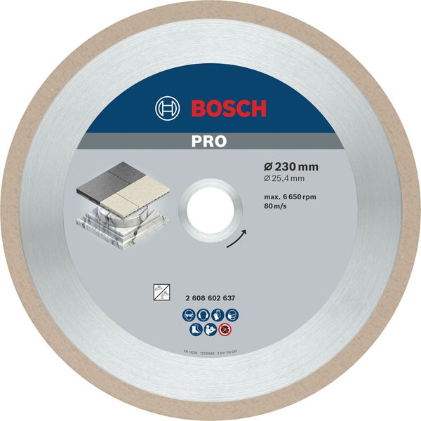 Bosch Logo Diamanttrennscheibe Durchmesser 230 Millimeter