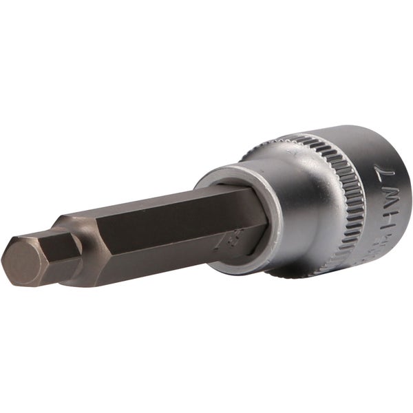 BRILLIANT TOOLS 1/2 Innensechskant Bit-Stecknuss 100 mm lang 7 mm - BT022872