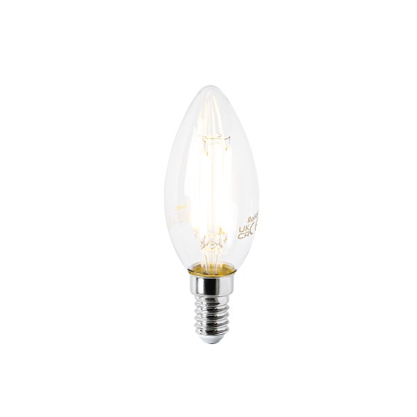 E14 LED-Lampe B35 klar 2,2W 470 lm 2700K