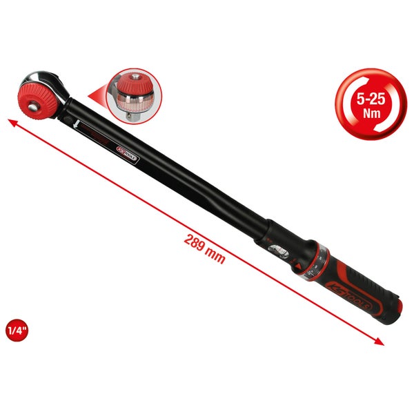 Drehmomentschlüssel mit einer Länge von 289 mm von KS Tools
