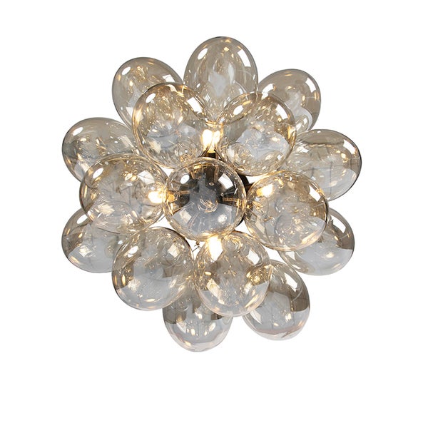 Deckenleuchte mit mehreren Glasballons als Lampenschirm