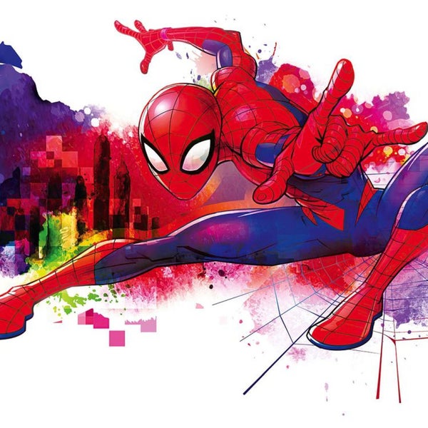 Spider-Man Illustration im Comic-Stil