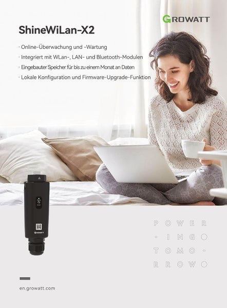 Growatt ShineWilan X2 Datenlogger zur Online-Überwachung
