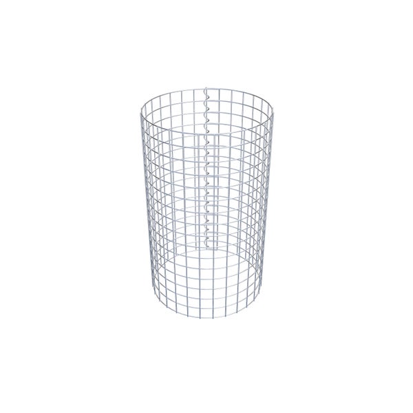 Gabionensäule Durchmesser 47 cm MW 5 x 5 cm rund - Höhe: 80 cm