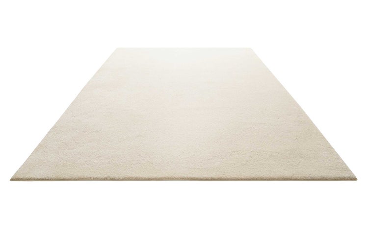 Teppich Beige Creme Kurzflor weich & soft Venice Homie Living 80x150 cm