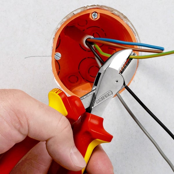 Knipex X-Cut® Kompakt-Seitenschneider mit Befestigungsöse - 7306160T