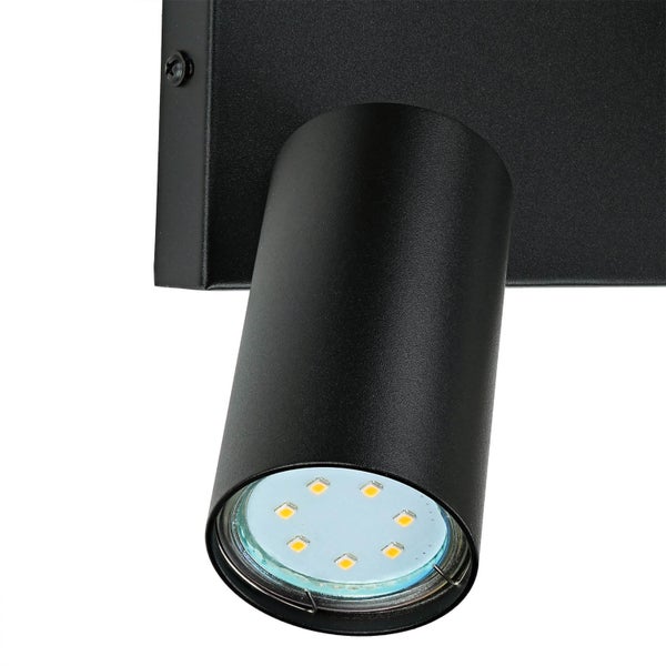 LED Strahler Wandleuchte mit zylindrischem Leuchtenkopf zur punktgenauen Beleuchtung