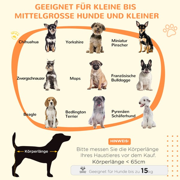PawHut Hundekäfig für Zuhause, Haustierkäfig, Hundehütte Indoor mit Schloss, Magnettür, Hundehaus mit Fenster, Hundebox für klein und mittelgroße Hunde, Grau, 85 x 55 x 87 cm