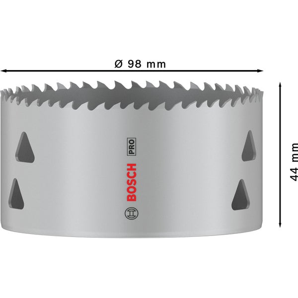 Bosch PRO Multi Material Hole Saw 98 mm Threaded - 2608901533