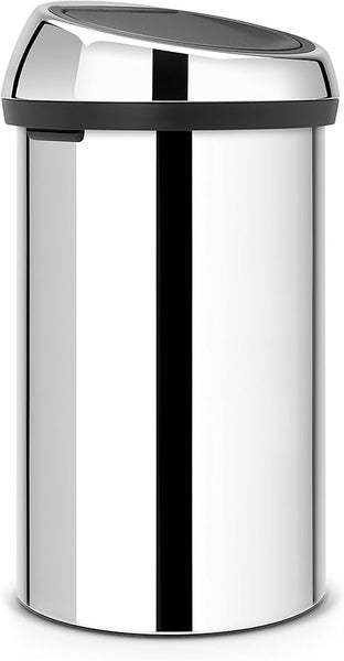 Brabantia Abfallbehälter Mit Soft Touch Öffnung 60 Liter HxBxT 71 x 40 x 40 cm Metall Edelstahl