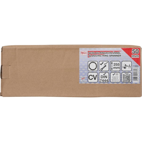BGS Schlag-Ringschlüssel SW 50 mm - 35150