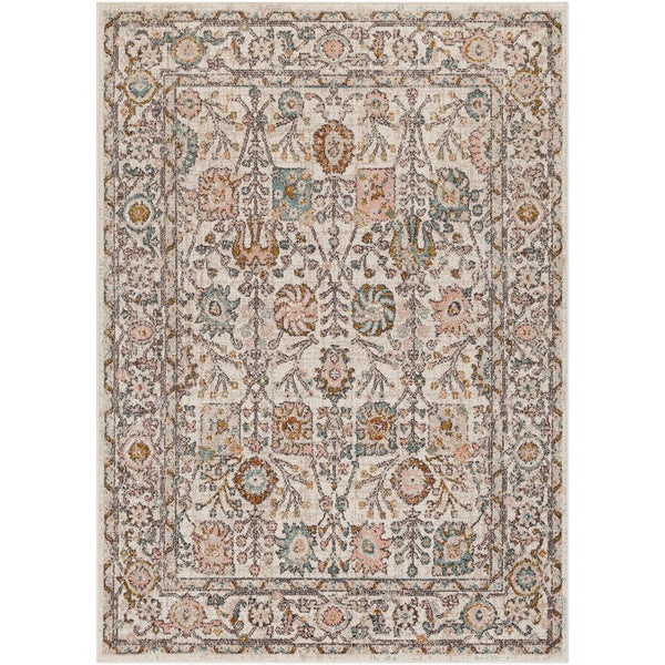 Vintage Orientalischer Teppich Rosa/Weiß 200x275 cm AMIRA