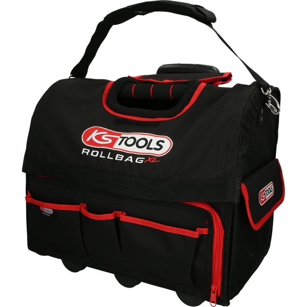 KS Tools Rollbag XL Werkzeugtasche mit Rollen und Tragegriff