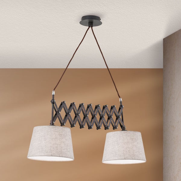 Boho Hängeleuchte Factory 100 x 18 cm Antik 2 x E27