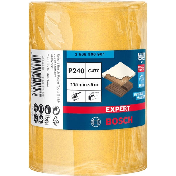 Eine Person verwendet einen Deltaschleifer zum Schleifen von Holz.